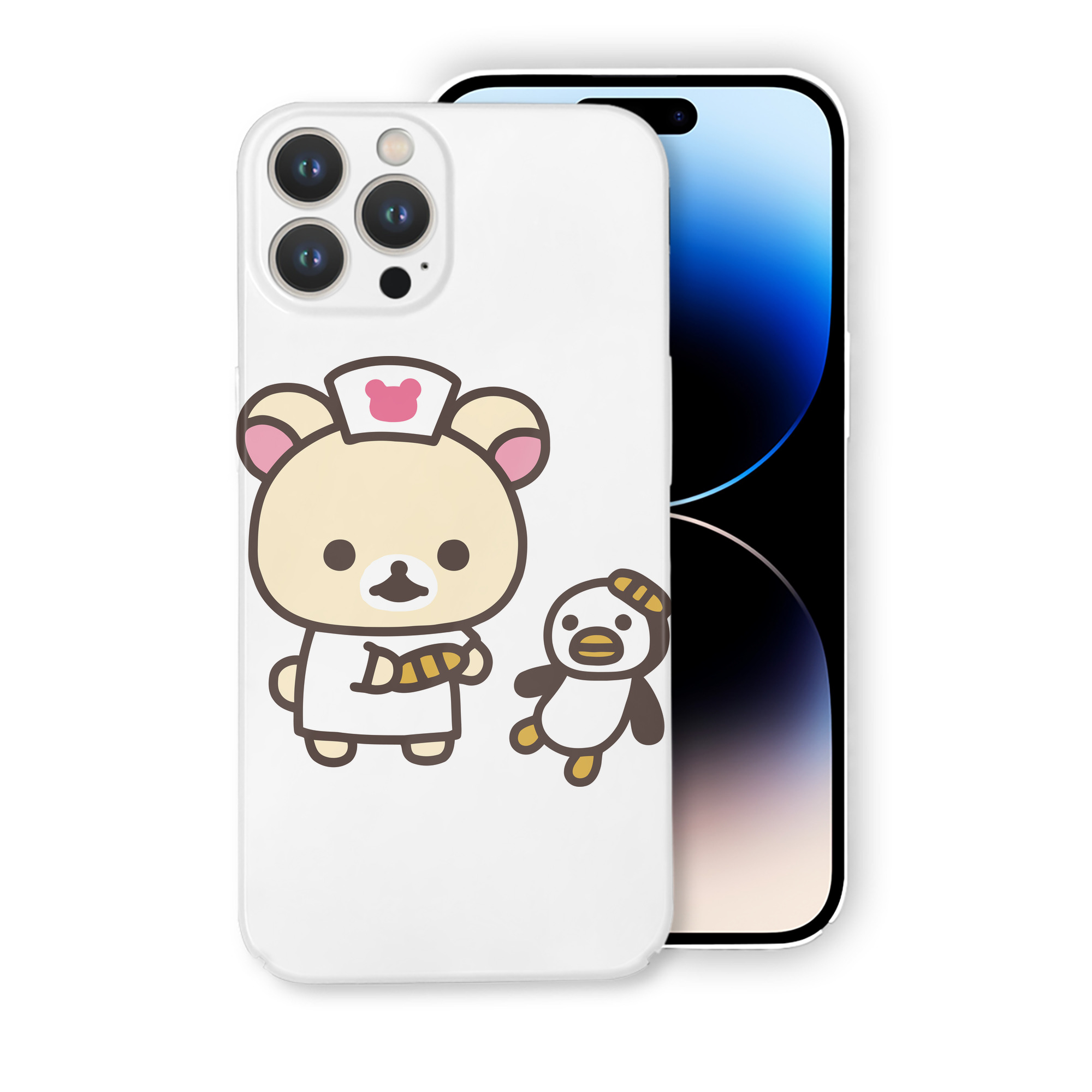 （画像用） リラックマ リラックマ キイロイトリ Rilakkuma Korilakkuma Kiiroitori 【iPhone 14シリーズ対応】ハードケース
